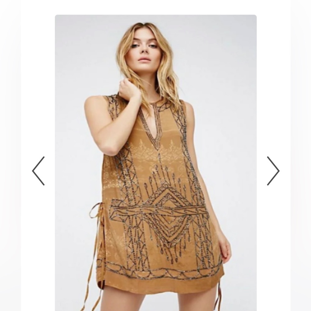 Free people love story mini dress L